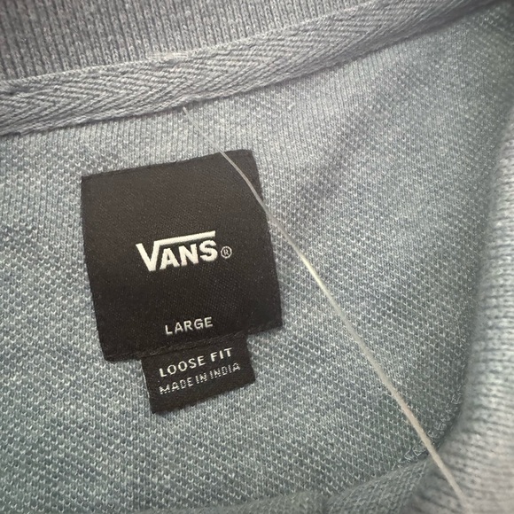 Vans Heather Blue Polo Shirt - Picture 2 of 4